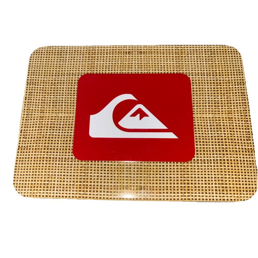 MEN'S QUIKSILVER BROWN/LIGHT BROWN BIFOLD FAUX SUEDE WALLET NEW IN TIN GIFTBOX - Picture 3 of 9